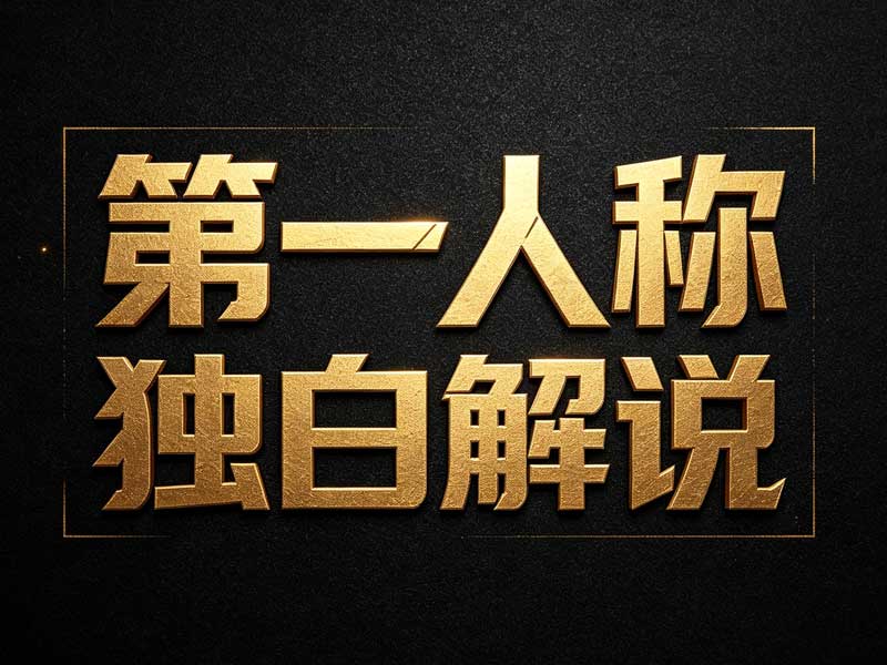 【个人】抖音爆款第一人称影视主人公独白 制作方法-大白白网创联盟